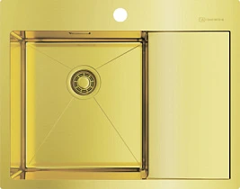Мойка кухонная Omoikiri Akisame 65-LG-L светлое золото