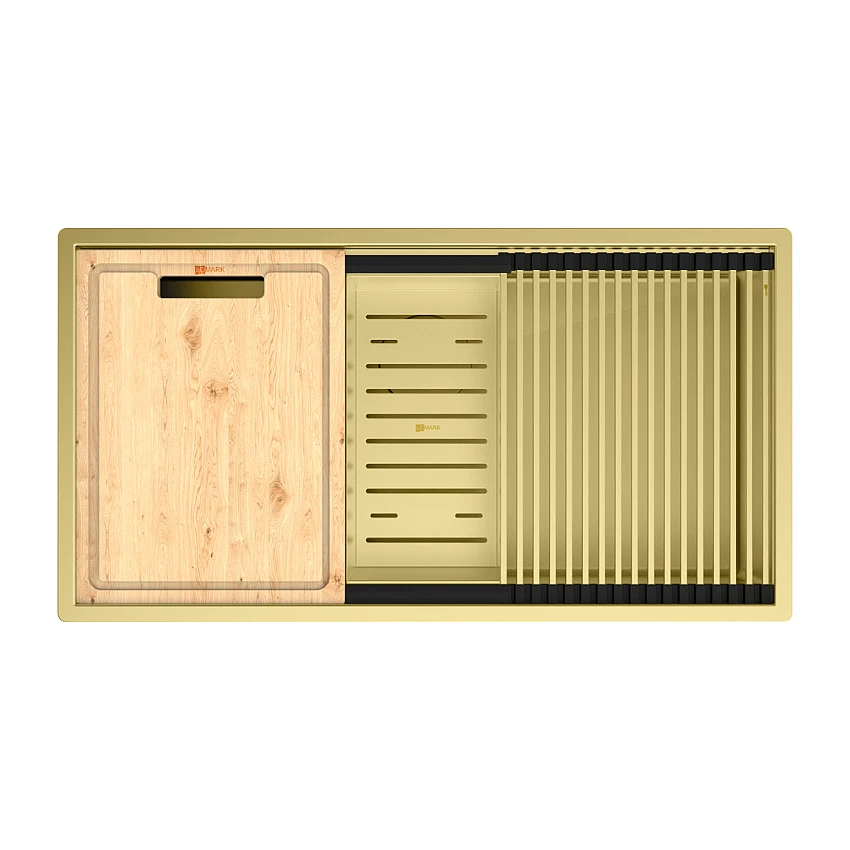 Мойка кухонная Lemark Tabaga 820 9938134 82 золото