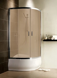 Душевой уголок Radaway Premium Plus A 80x170 коричневое стекло