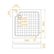 Поддон для душа RGW SMC-W 90х90 квадратный - превью 1