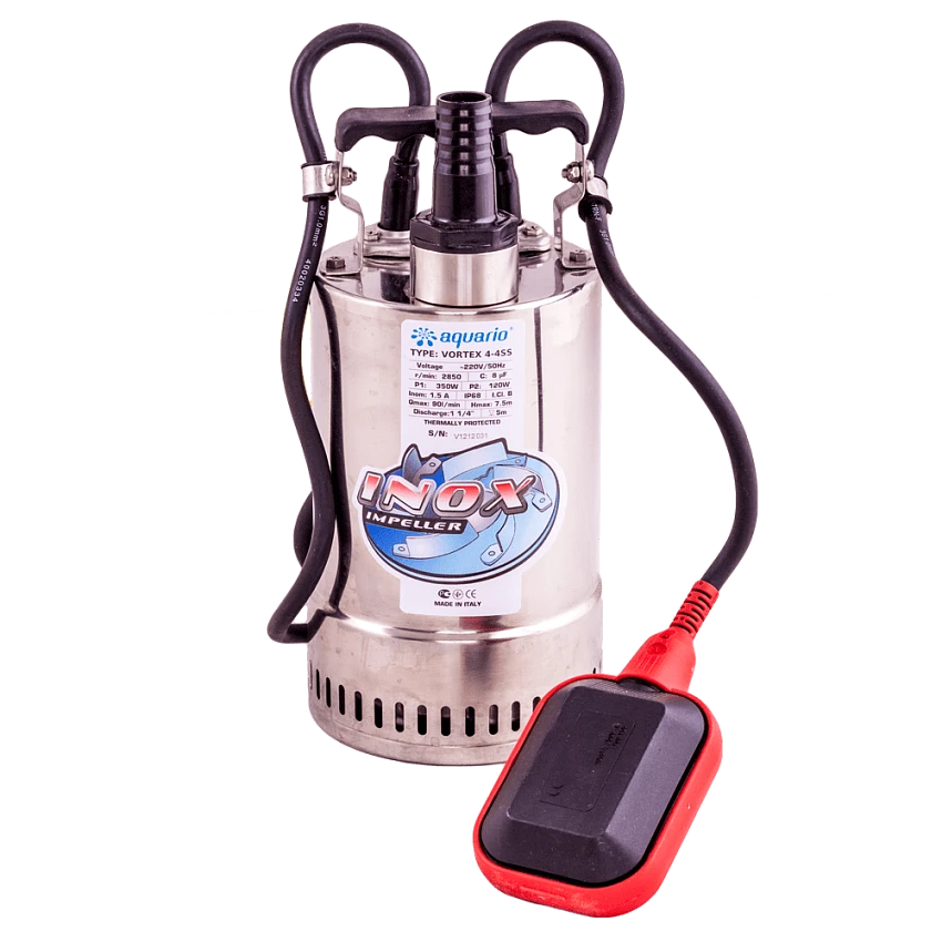 Дренажный насос Aquario Vortex 4-4SS