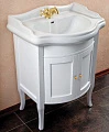 Тумба для комплекта La Beaute Classic Lorette 65 белый матовый, фурнитура золото - превью 2