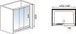 Душевая дверь в нишу Weltwasser WW600 600S3-130 L - превью 2