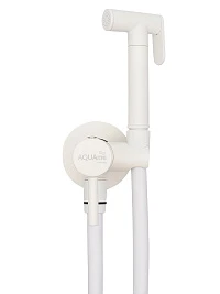 Гигиенический душ AQUAme AQM 6020MW со смесителем, белый матовый