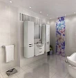 Тумба для комплекта Aquaton Ария М 65 белая - превью 2