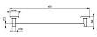 Полотенцедержатель Ideal Standard IOM 45 см - превью 2