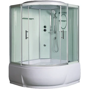 Душевая кабина Weltwasser WW500 Emmer 11055-2 110х110 профиль хром, стекло прозрачное