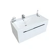 Тумба для комплекта Sanvit Соната 1 90 L подвесная, 1 ящик,  белая - превью 2