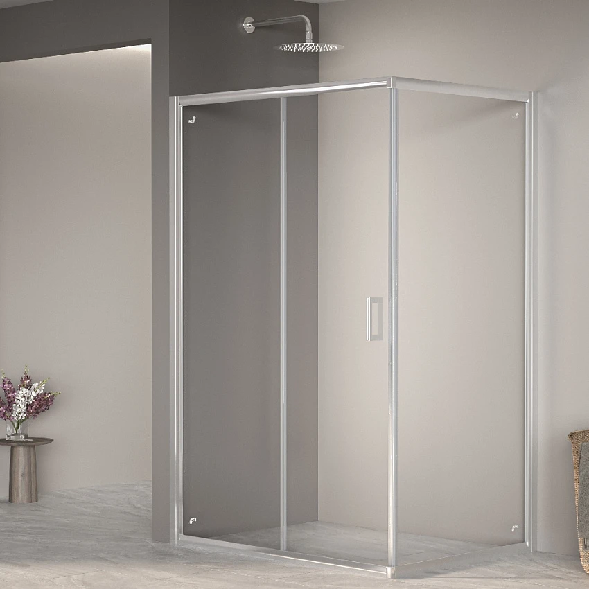 Душевой уголок RGW Passage PA-245 120x80x190 профиль хром, стекло прозрачное