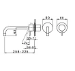 Смеситель для раковины Cisal Less New LN00551721 - превью 1