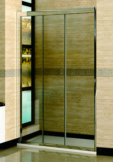 Душевая дверь в нишу RGW Classic CL-11 (1310-1360)х1850 профиль хром, стекло прозрачное