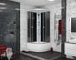 Душевая кабина Niagara NG-7509-14BLACK 100х100 высокий поддон, стекло мозаика - превью 2