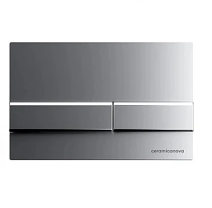 Кнопка смыва Ceramicanova Flat CN002M хром матовый