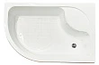 Душевой угол Royal Bath Practic RB 8120BK-C-BL R стекло рифленое, профиль черный - превью 2