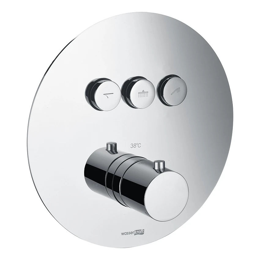 Смеситель для ванны с душем WasserKRAFT Dinkel 5844 Thermo