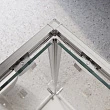 Душевой уголок BelBagno Luce LUCE-AH-22-145/115-C-Cr 145х115 профиль хром, стекло прозрачное - превью 2