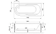 Акриловая ванна Royal Bath Azur RB614201 150x80x60 см R - превью 1