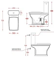 Бачок для унитаза ArtCeram Civitas CIC009 01 00 - превью 2