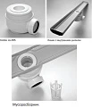 Душевой лоток ACO Showerdrain 405725 с решеткой - превью 1