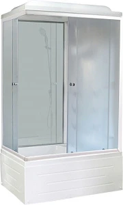 Душевая кабина Royal Bath RB 8100BP6-WC-R (белое/матовое) правая
