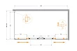 Душевой уголок Cezares Molveno MOLVENO-AH-2/1-170/90-C-Cr-IV 170х90х195 см, профиль хром, стекло прозрачное - превью 2