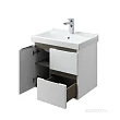 Тумба для комплекта Aquaton Рене 60 белый/грецкий орех - превью 2