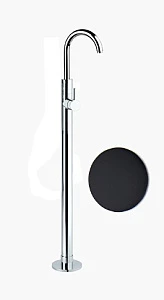 Смеситель Webert Rimini RI832101560 напольный для раковины, черный матовый