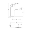Смеситель для раковины BelBagno DUE DUE-LVM-CRM-W0 - превью 1