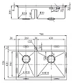 Мойка кухонная Zorg Master X Finess ZM R-5278-R - превью 2