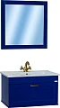 Мебель для ванной Sanflor Ванесса 75 подвесная, индиго - превью 1
