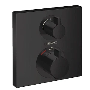 Термостат Hansgrohe Ecostat Square 15714670 для душа черный матовый