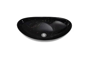 Раковина Stella Polar Орион 58х38 см, золотой мрамор SP-00001506