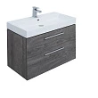 Тумба для комплекта Aquanet Nova 85 (Slim Synergy) дуб рошелье (2 ящика) - превью 1