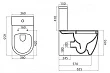 Унитаз-компакт BelBagno Marino BB105CPR безободковый - превью 2