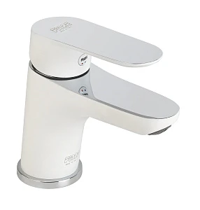 Смеситель Fiore Kevon Chic 81WX8120 для раковины с донным клапаном хром/белый
