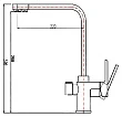 Смеситель для кухонной мойки Zorg Clean Water ZR 334 YF песочный - превью 2