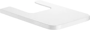 Крышка для биде Roca Inspira square 80653200B с микролифтом, петли хром