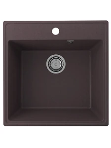 Мойка кухонная Ulgran Quartz Forte 505-06 50,5х50,5 см, трюфель