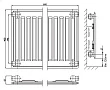 Радиатор стальной Kermi FKO 100406 тип 10 - превью 2