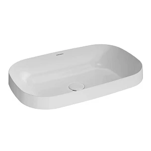 Раковина Kerama Marazzi Magica 65 встраиваемая сверху, с донным клапаном, белая глянцевая MA.wbi.65