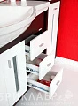 Мебель для ванной Бриклаер Бали 120 венге, белый глянец - превью 2