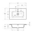 Мебельная раковина BelBagno BB600/390ETL - превью 2