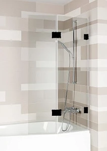 Шторка на ванну Riho Scandic NXT X500 Geta 160 R черный