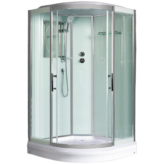 Душевая кабина Weltwasser WW500 Emmer 11015-2 110х110 профиль хром, стекло прозрачное