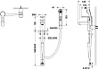 Смеситель Bravat Stream-D F137163C-1 для раковины с гигиеническим душем - превью 2