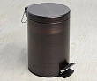 Мусорное ведро WasserKRAFT K-655 5 л, крышка с микролифтом, темная бронза - превью 1