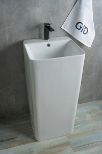 Раковина напольная Gid Autonomo Nb148 42х41х86 см, белая