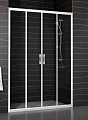 Душевая дверь в нишу Vegas Glass Z2P 190 01 01 профиль белый, стекло прозрачное - превью 1