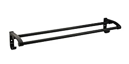 Полотенцедержатель GFmark 1036 двойной с крючками, черный
