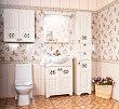 Мебель для ванной Бриклаер Кантри 65 бежевый дуб прованс
